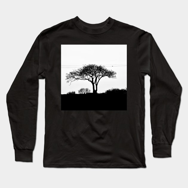 The bird on the wire Long Sleeve T-Shirt by rollier